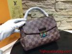 High Quality Louis Vuitton Croisette Fake Handbags Womens Damier Ebene Canvas 